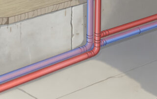 Unzulässige Erwärmung von Kaltwasserleitungen