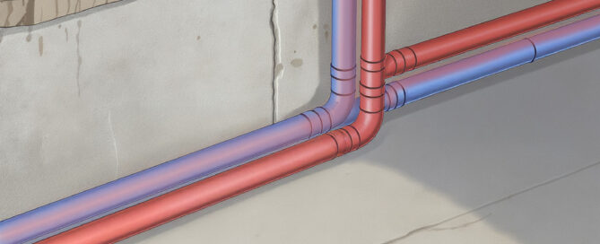 Unzulässige Erwärmung von Kaltwasserleitungen